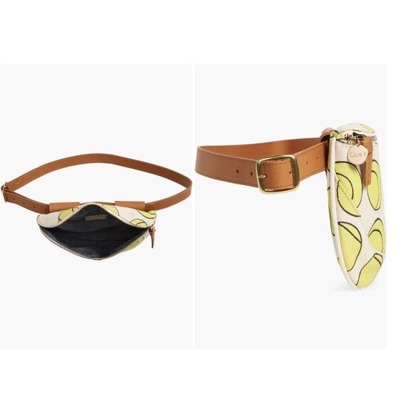 NWT'S Clare V Tennis Balls Belt Bag Neutral Color Sold Out! - Picture 4 of 7